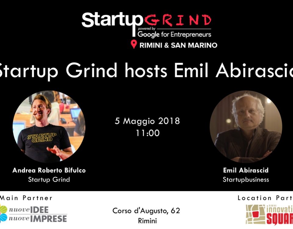 Emil Abirascid, il guru delle startup italiane incontra idee ed imprese il 5 maggio a Rimini