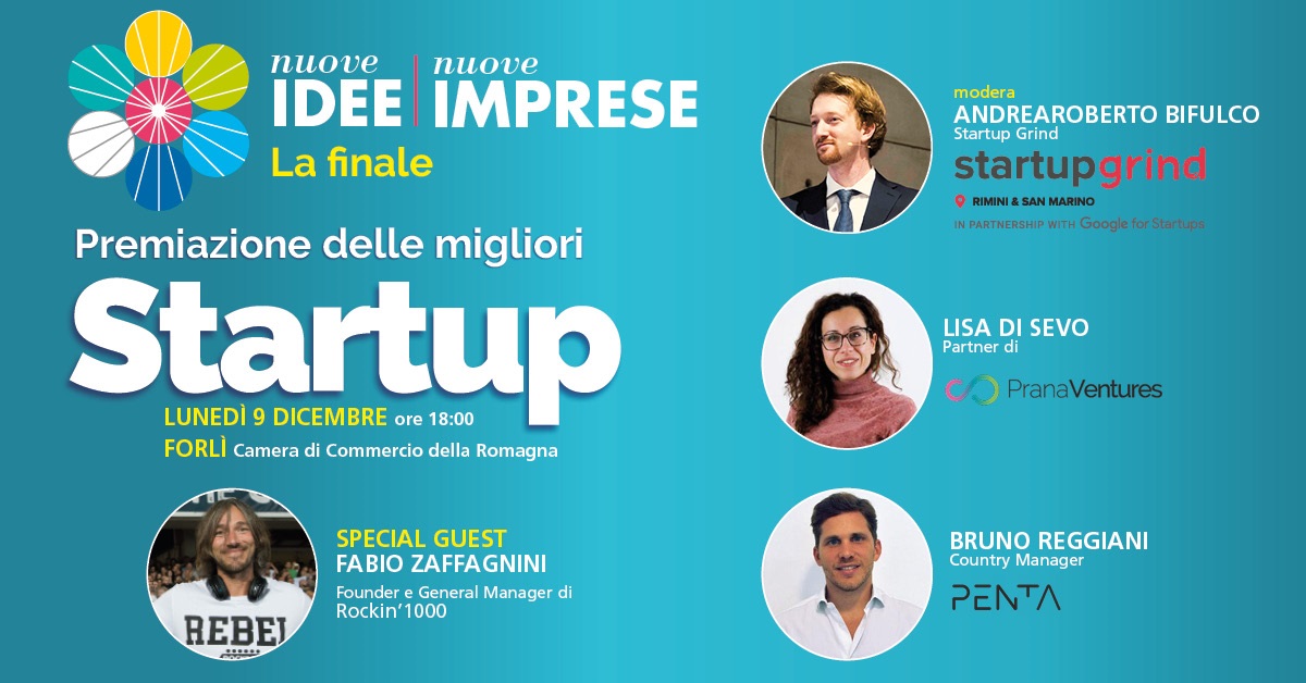 Il 9 dicembre la finale di Nuove Idee Nuove Imprese 2019