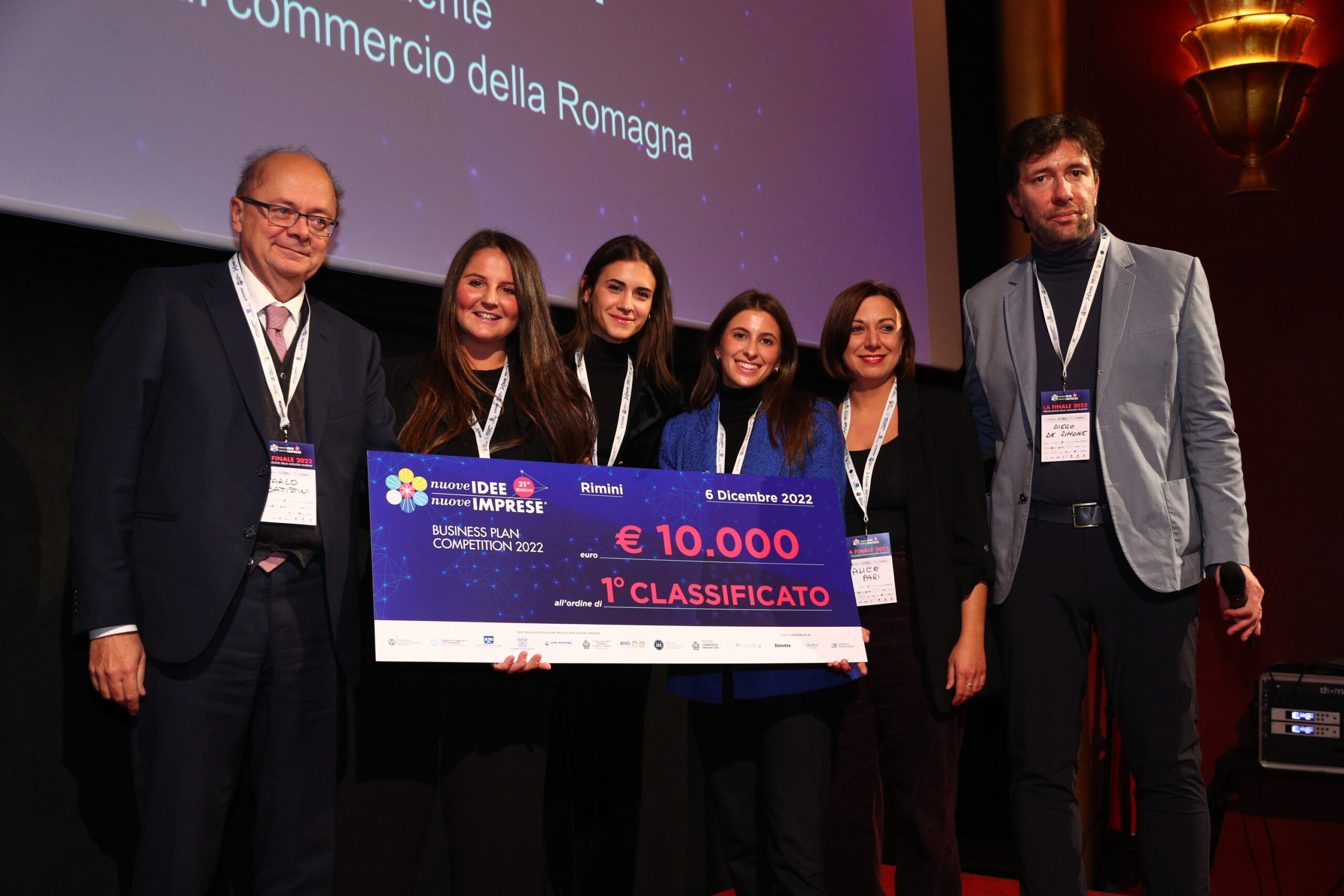 CINQUE RAGAZZE VINCONO IL PRIMO PREMIO ALLA 21a EDIZIONE DI NUOVE IDEE NUOVE IMPRESE