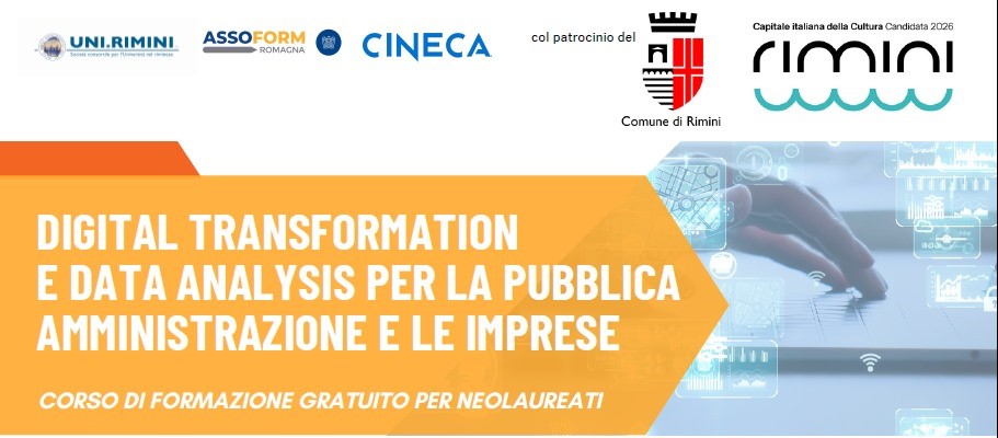 CORSO DI FORMAZIONE GRATUITO IN DIGITAL TRANSFORMATION E DATA ANALYSIS