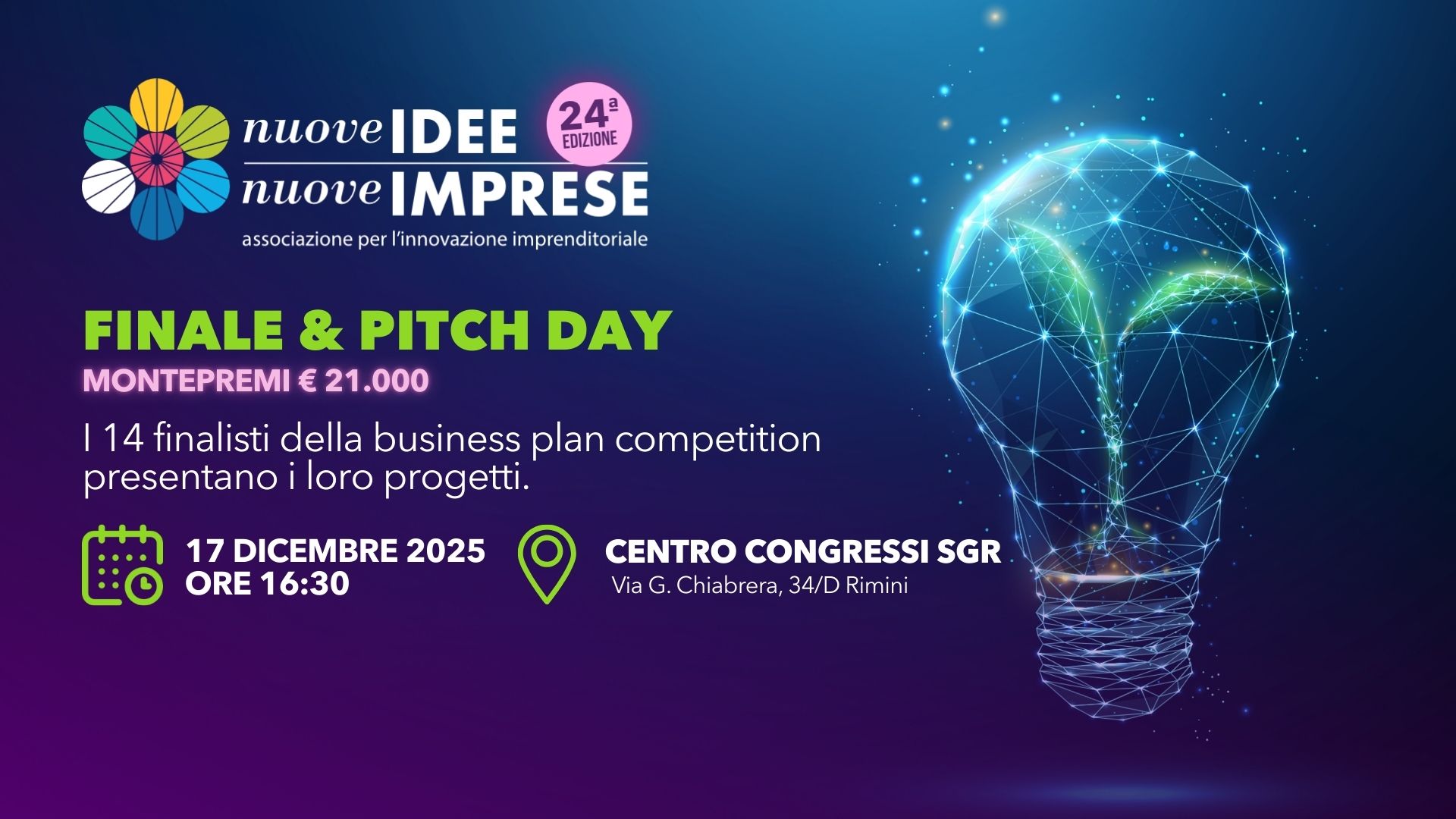 Finale & Pitch Day 2025 – Nuove Idee Nuove Imprese
